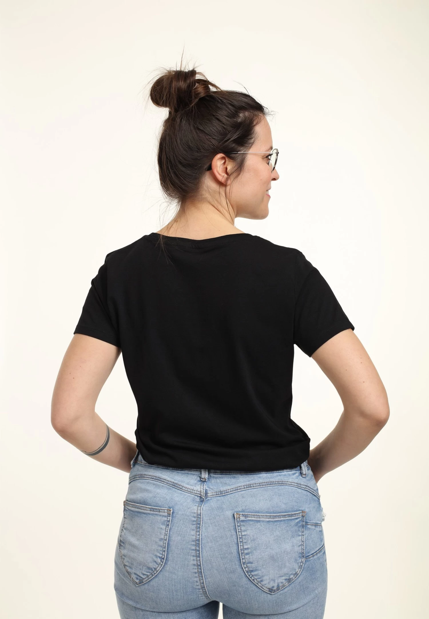 Disney Mickey Classic Mickey Mouse Expression Grid - T-Shirt Print - Black - Afbeelding 2