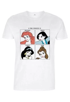 Disney Princesses Portrait Power - T-Shirt Print - White