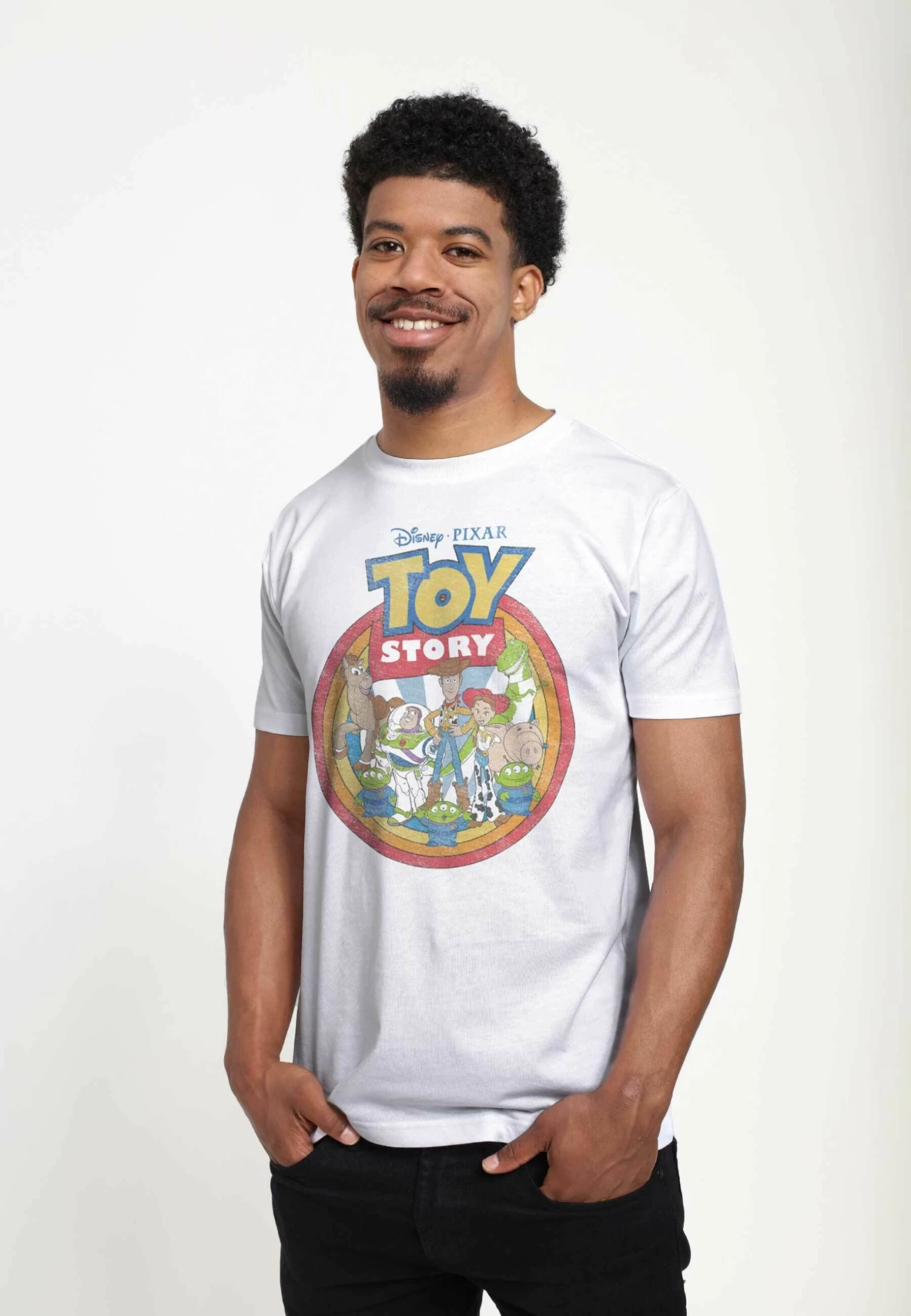 Disney Toy Story 1-3 Group Toys Unisex - T-Shirt Print - White - Afbeelding 4