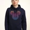 Disney Classic Mickey Mickey Mandala Fill - Hoodie - Navy Blue