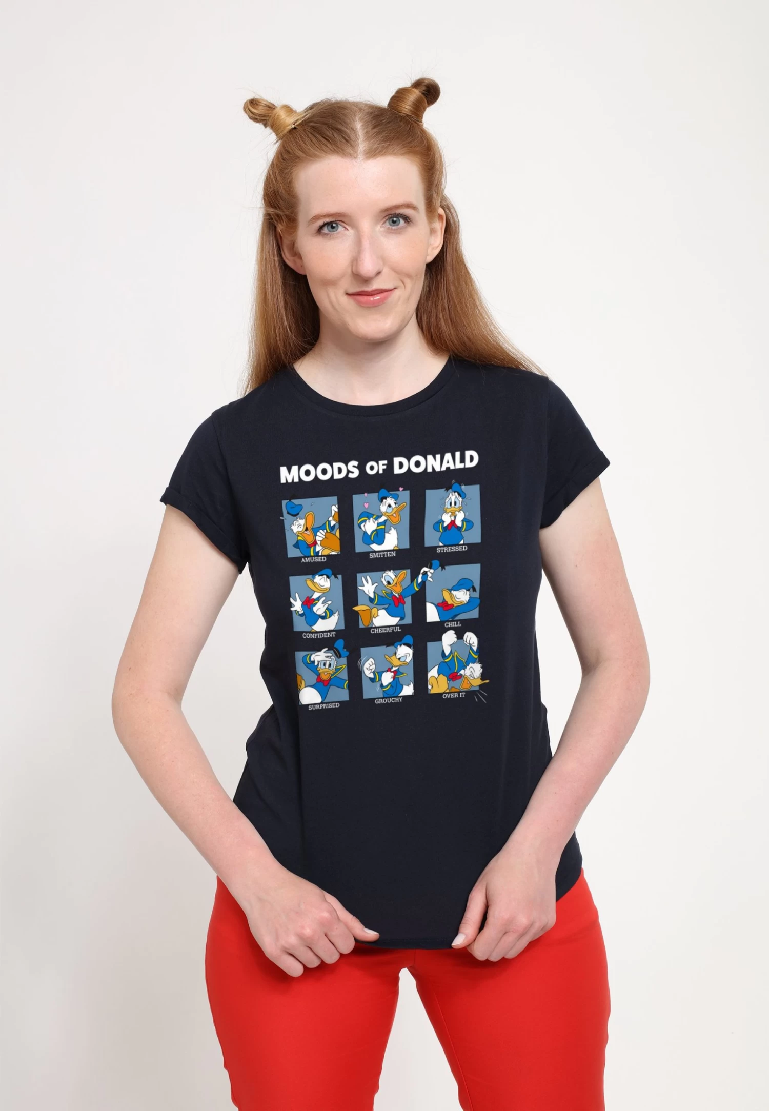 Disney Mickey Classic Donald Moods - T-Shirt Print - Navy Blue - Afbeelding 3